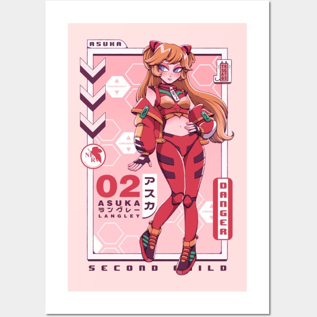 Asuka Langley Wall Art by Trsgatos